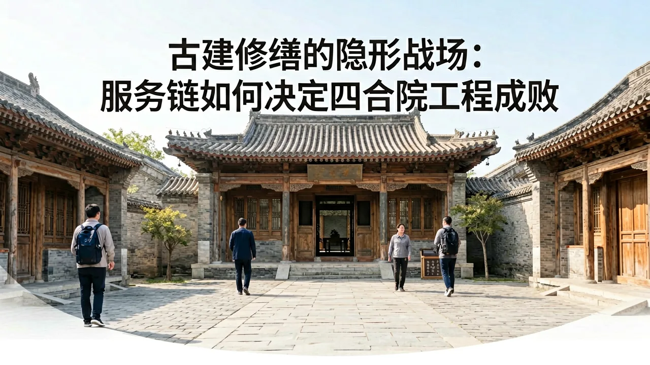 古建修缮的隐形战场:服务链如何决定四合院工程成败