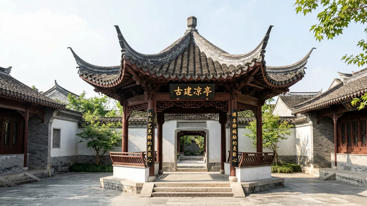 古建凉亭牌楼修缮,比工艺更稀缺的是敬畏心